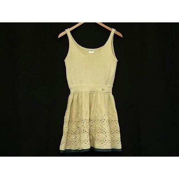 Chanel Sweaters - Chanel Silk And Cotton Knit Dress Clothing Size 38 Women's Ivory Fl4109